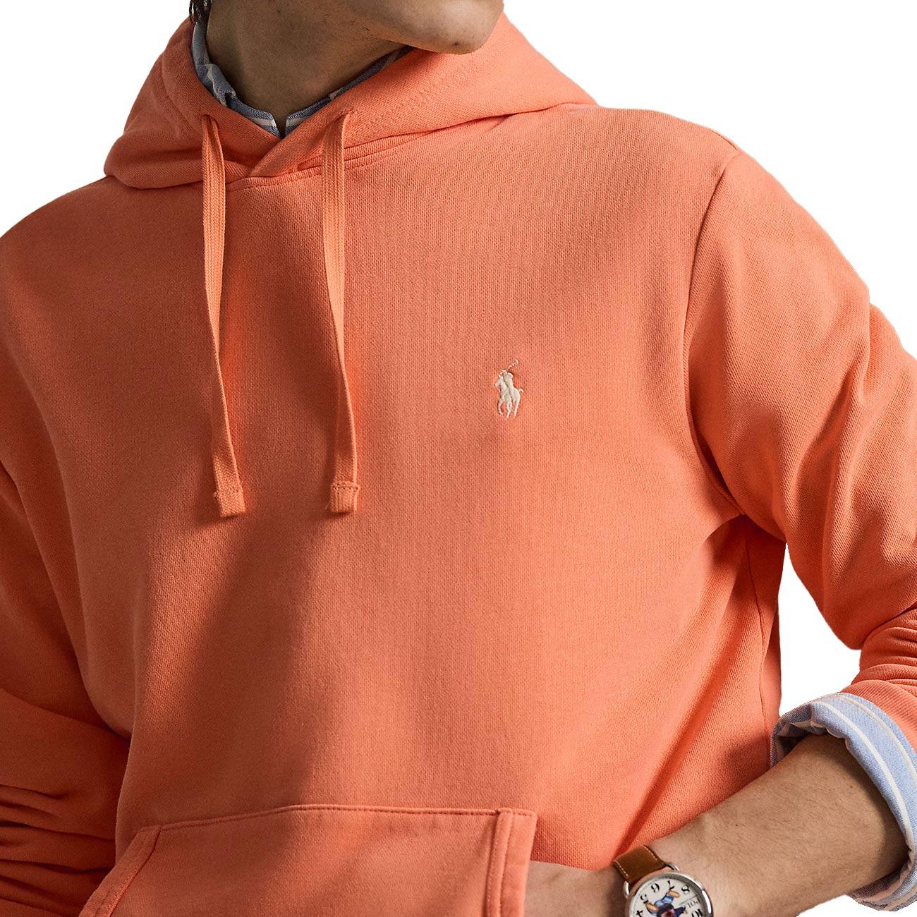Felpa Con Cappuccio 710916690 504 POMPANO ORANGE POLO RALPH LAUREN 