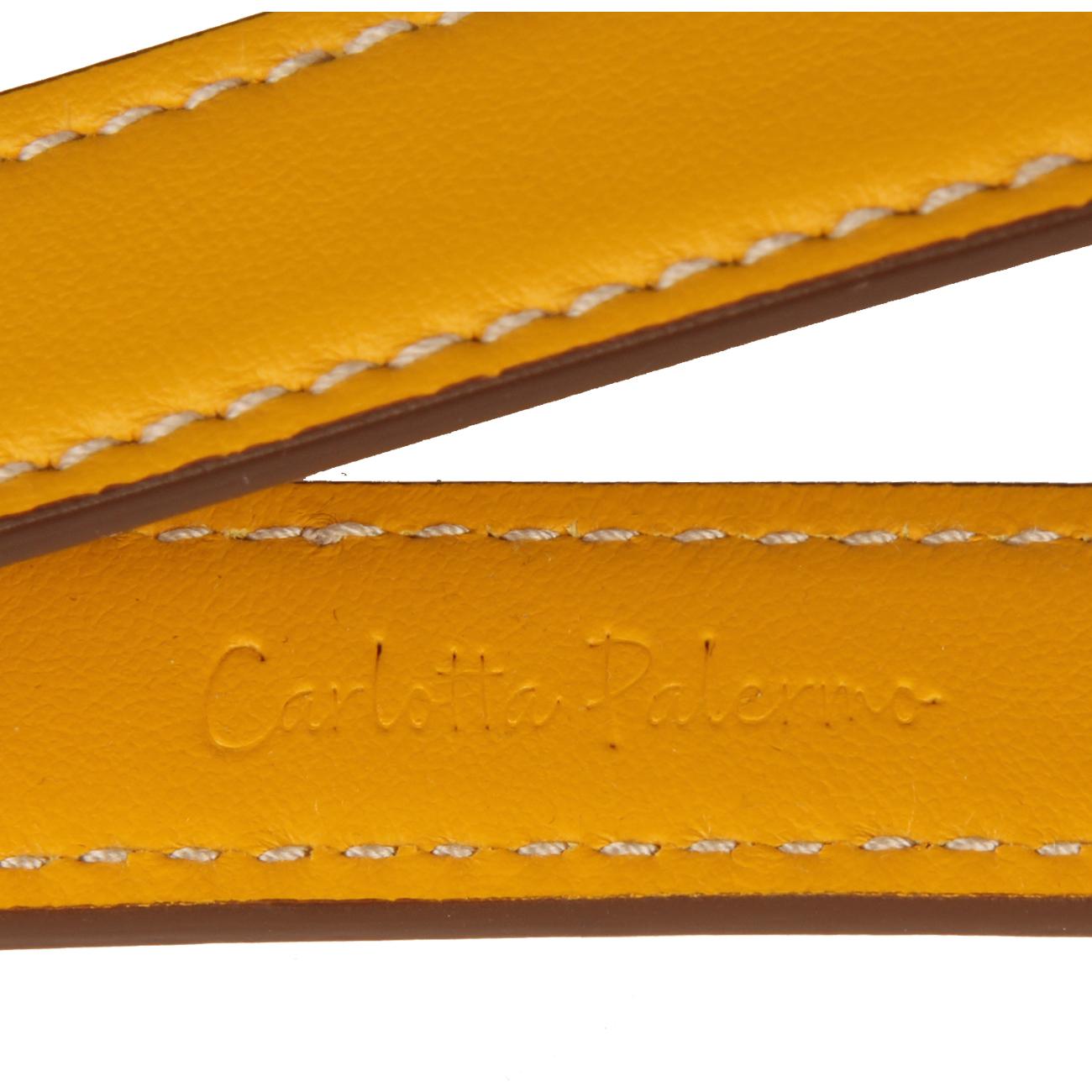 Guinzaglio In Pelle Pet Giallo CPALERMO/GUINZAGLIOP GIALLO CARLOTTA PALERMO 