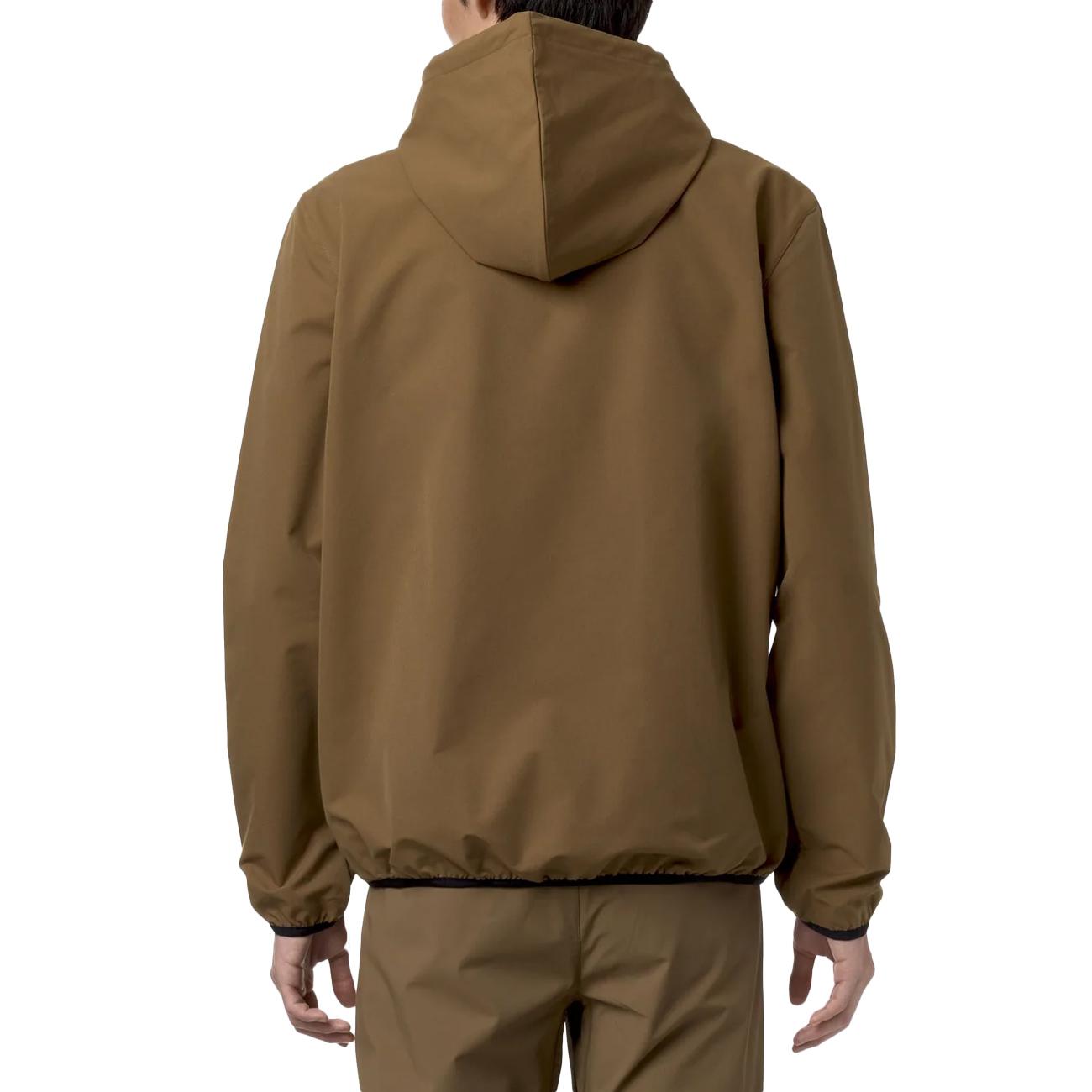 Felpa Jourdain Uomo Brown Corda K2122YW 045 BROWN CORDA K-WAY 