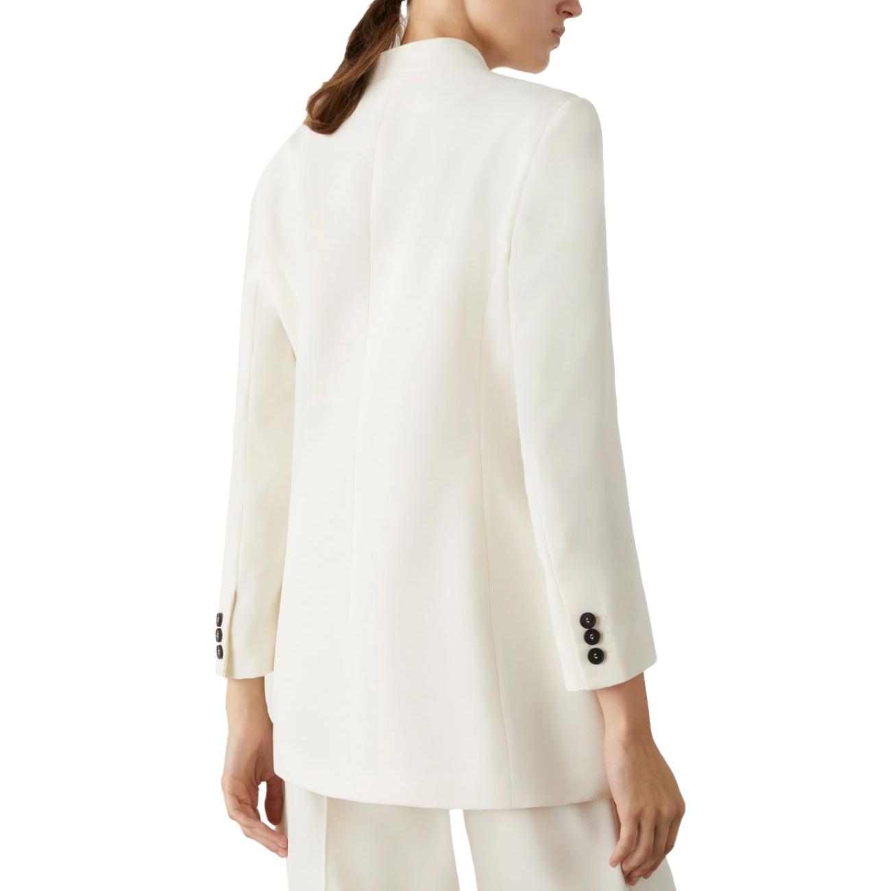 Blazer Milla Donna Bianco Lana MILLA 2413041033200 001 BIANCO LANA MARELLA 