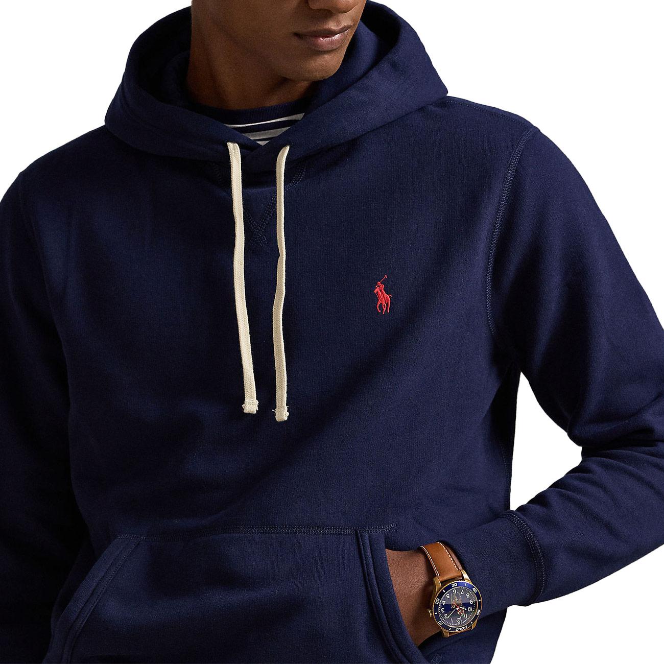 Felpa Con Cappuccio In Pile 710766778 007 CRUISE NAVY POLO RALPH LAUREN 