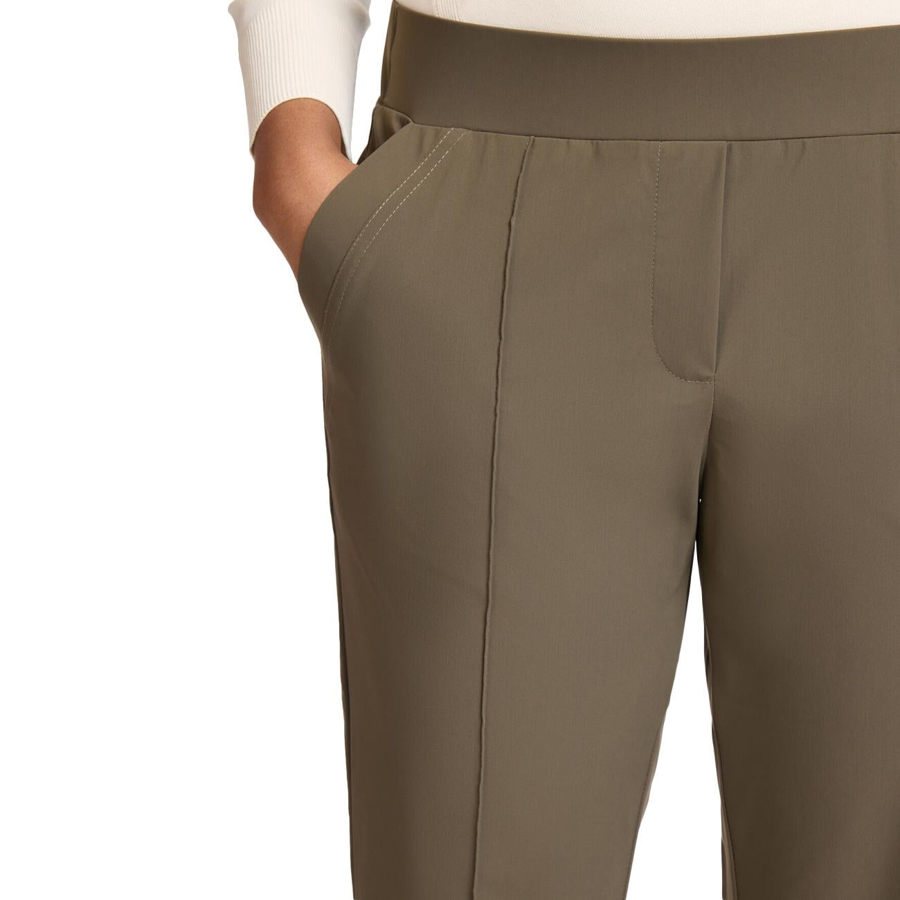 Pantaloni In Jersey P075Z000164N 025 MILITARE ELENA MIRO' 