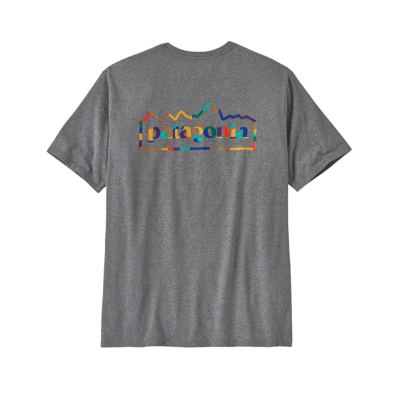 T-Shirt Unity Fitz Responsabili-Tee Uomo Gravel Heather 37768 GLH GRAVEL HEATHER PATAGONIA 