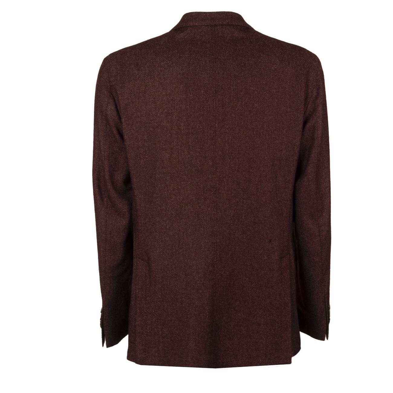 Giacca U.Decostr.2B T. Appl. Regular C/Lana Falso Unito Brando 2887/95142 5MELANZANA BRANDO 