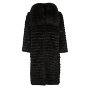 Pelliccia Lapin+Visone MMFLPFC 900 NERO JO NO FUI 