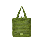 BORSA VICTORIA PELLE E TESSUTO GIANNI CHIARINI BS10230SMCRH/PL 12886 WASABI GREEN GIANNI CHIARINI 