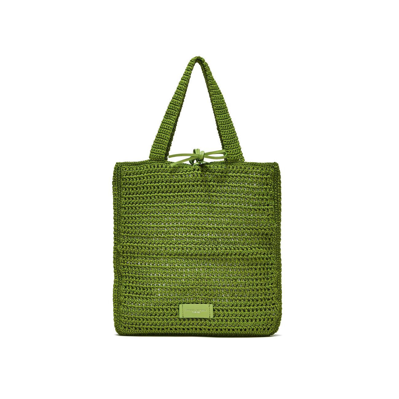 BORSA VICTORIA PELLE E TESSUTO GIANNI CHIARINI BS10230SMCRH/PL 12886 WASABI GREEN GIANNI CHIARINI 