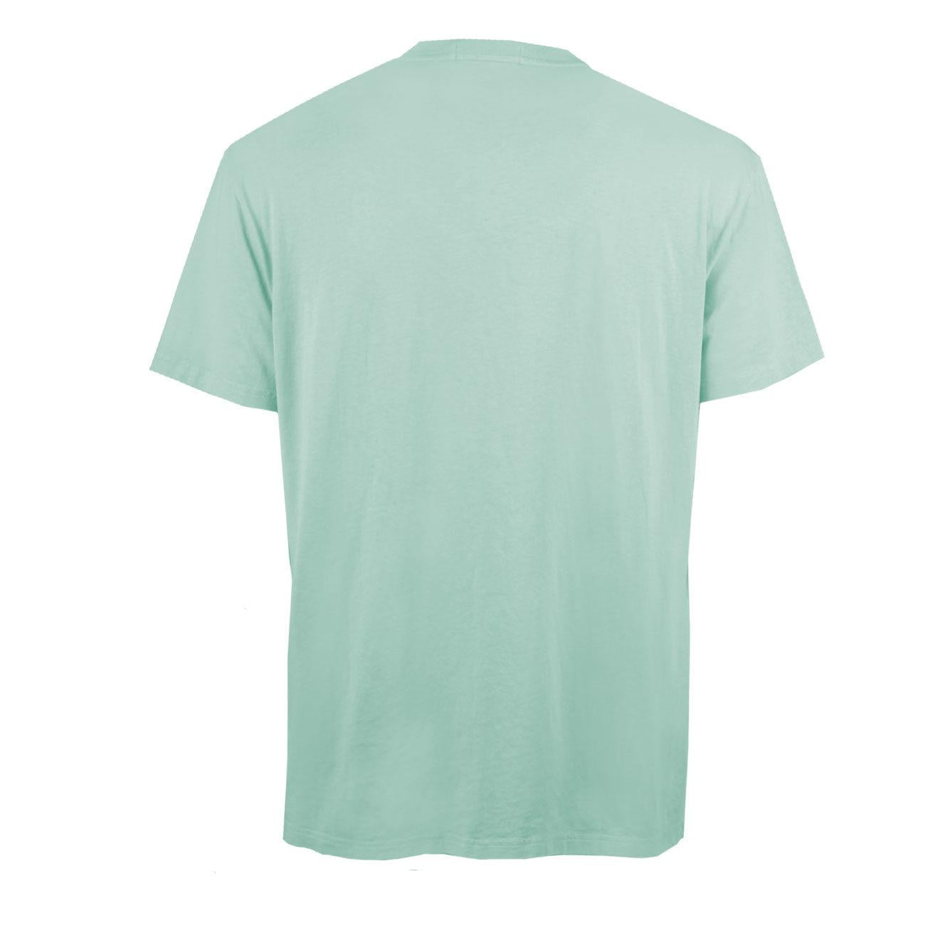 T-SHIRT U.GC MM C/TASCH. JERS. COT.DELAVE` CUSTOM/SLIM RALPH LAUREN 710835756 017 ISLAND AQUA POLO RALPH LAUREN 