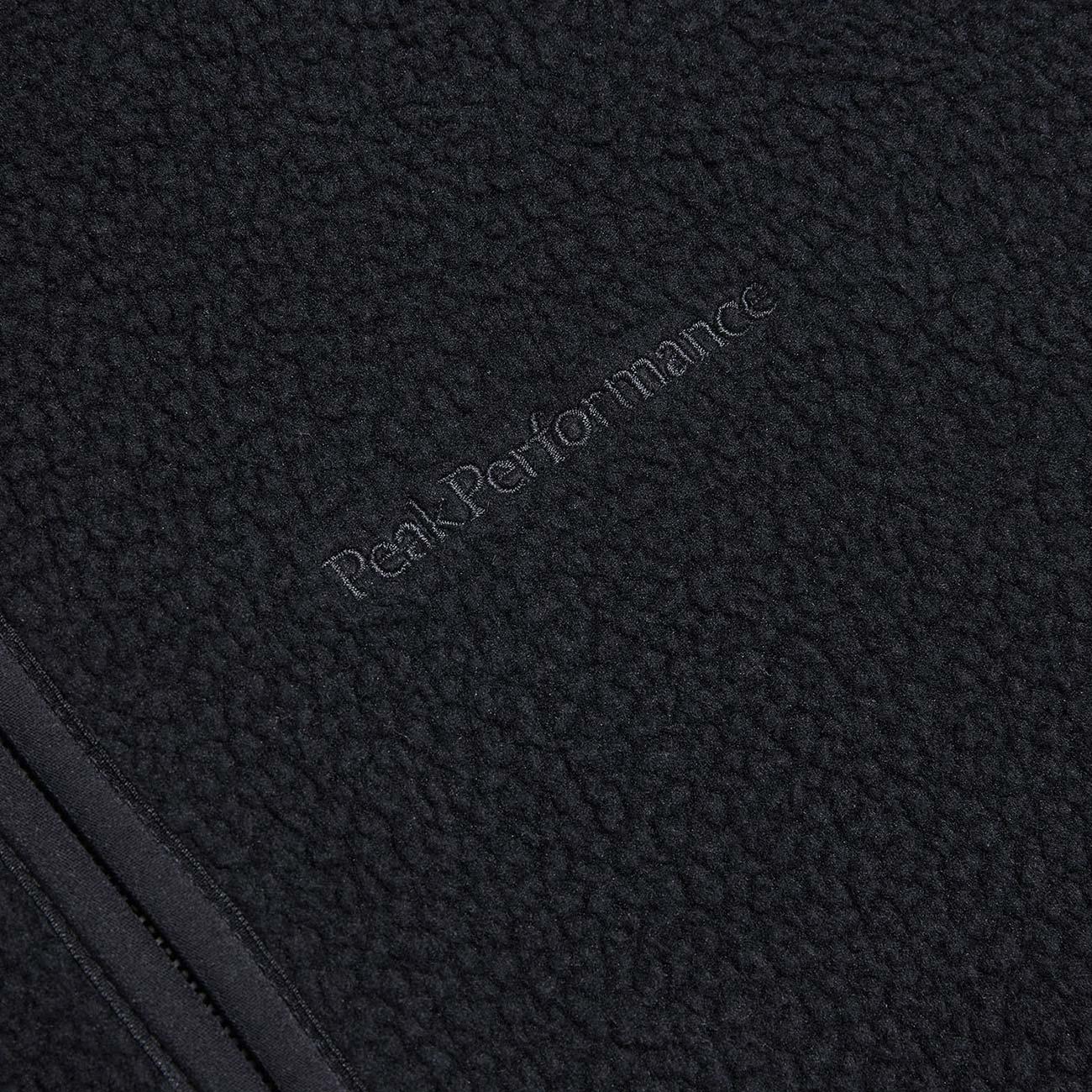 Pile Zip Donna Nero G79699 040 BLACK PEAK PERFORMANCE 