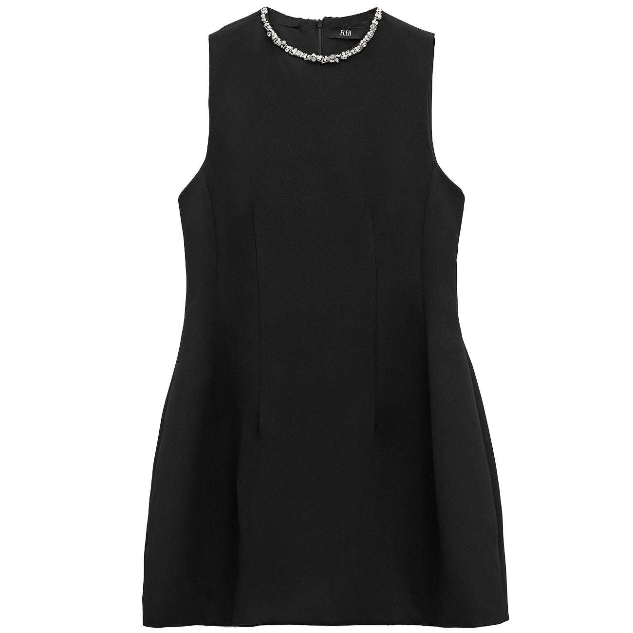 Abito Con Perline EFW250282 NERO ELEH 