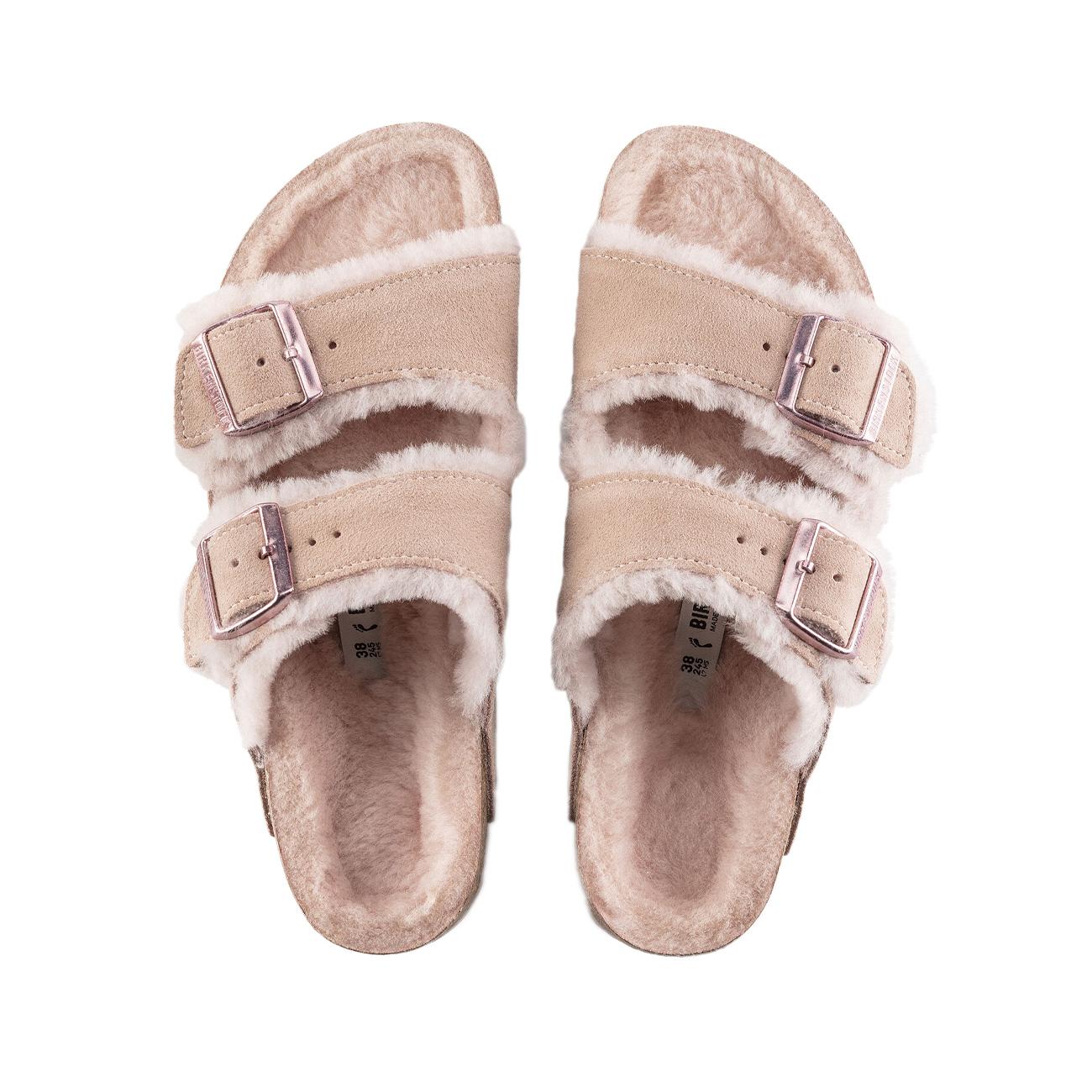 Sandali Arizona Shearling 1020389 LIGHT ROSE BIRKENSTOCK 