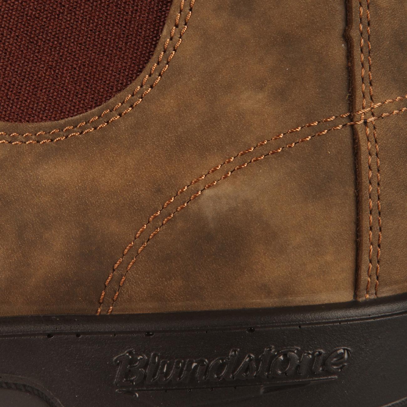 STIVALETTO U. CHELSEA IN PELLE BLUNDSTONE 222M585 585 RUSTIC BROWN BLUNDSTONE FOOTWEAR 