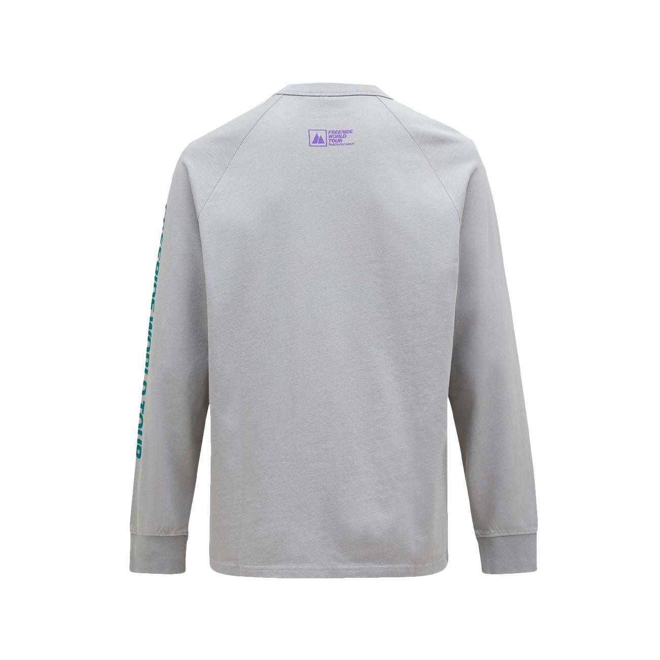 T-Shirt Fwt Stowaway Ls Uomo Soud Mist G79253 010 SOUD MIST PEAK PERFORMANCE 