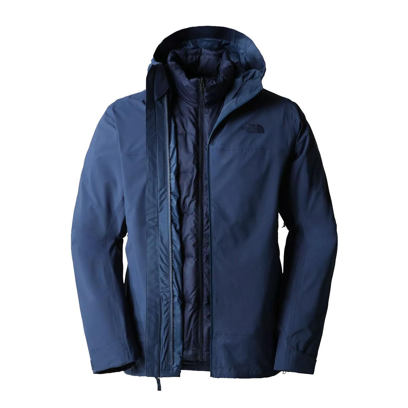 GIACCA U. MOUNTAIN LIGHT FUTURELIGHT TRICLIMATE THE NORTH FACE NF0A4R2I 9261 SHADY BLUE/SUMMI NAVY THE NORTH FACE 