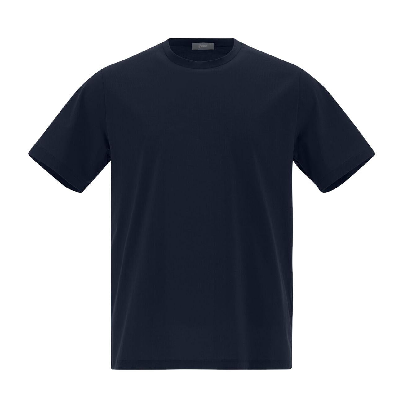 T-Shirt Superfine Uomo Blu JG000174U52003 9200 BLU HERNO 