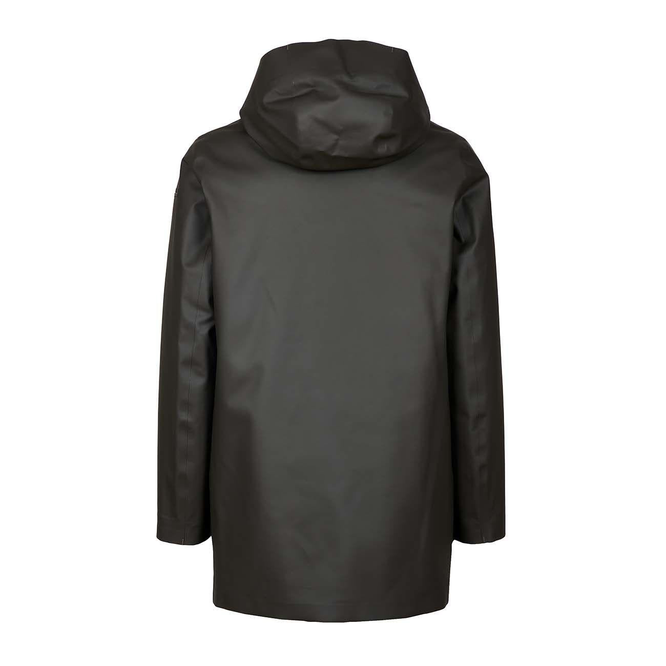 Giaccone Con Cappuccio Double Rubber Uomo Verde Militare W21013 21VERDE MILITARE RRD 