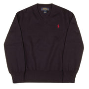 Pull Con Scollo A V Bimbo Blu Navy B40132F6-132F6 A49HN BLU NAVY POLO RALPH LAUREN 