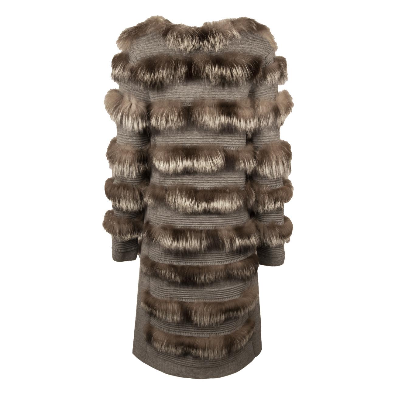 Cappotto Di Maglia E Pelliccia JMM90MCOWKNC800 GRIGIO JO NO FUI 