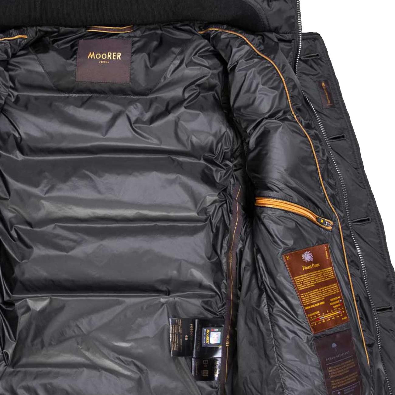 Bomber Foscolo Uomo Nero MOUGI100191 U0001 NERO MOORER 