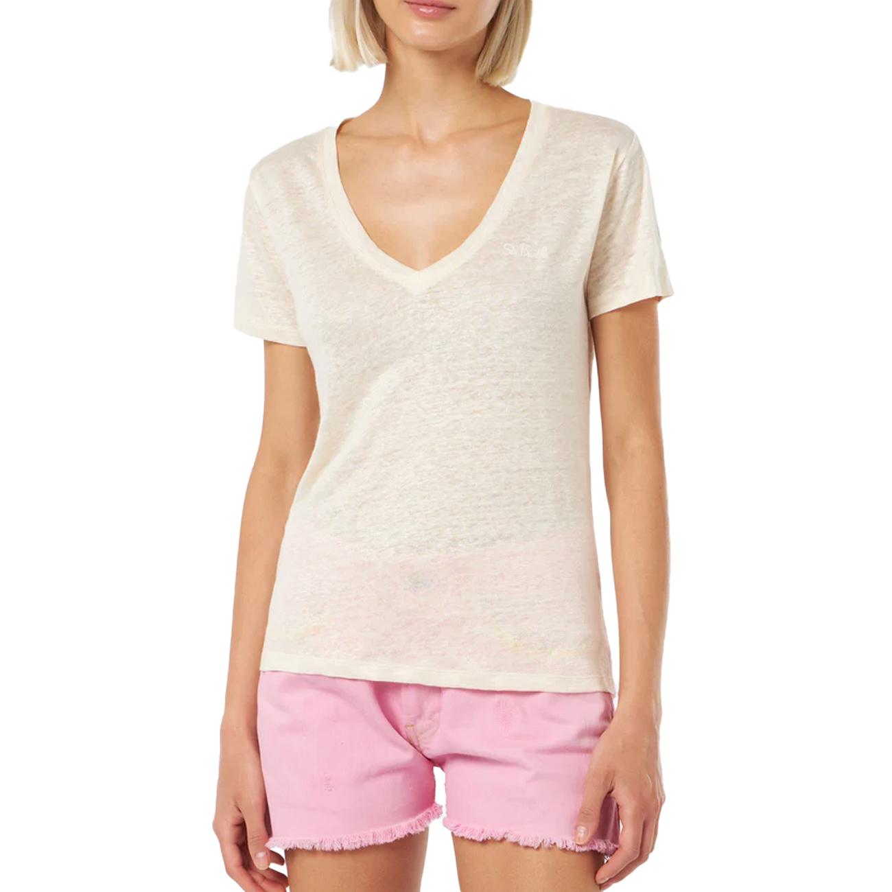 T-Shirt Eloise Donna Panna ELOI001 02340F SB 10 EMB MC2 SAINT BARTH 