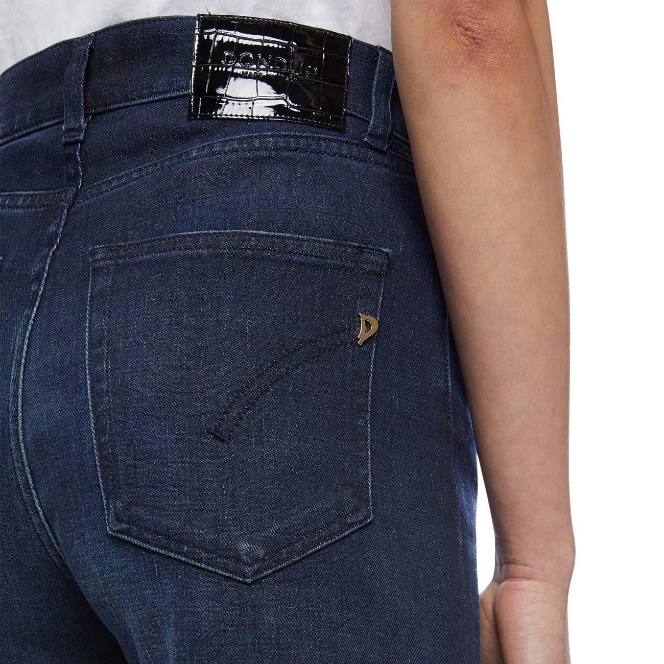 Pantalone Amber DP619P DS0265D GD6 800 BLU DONDUP 