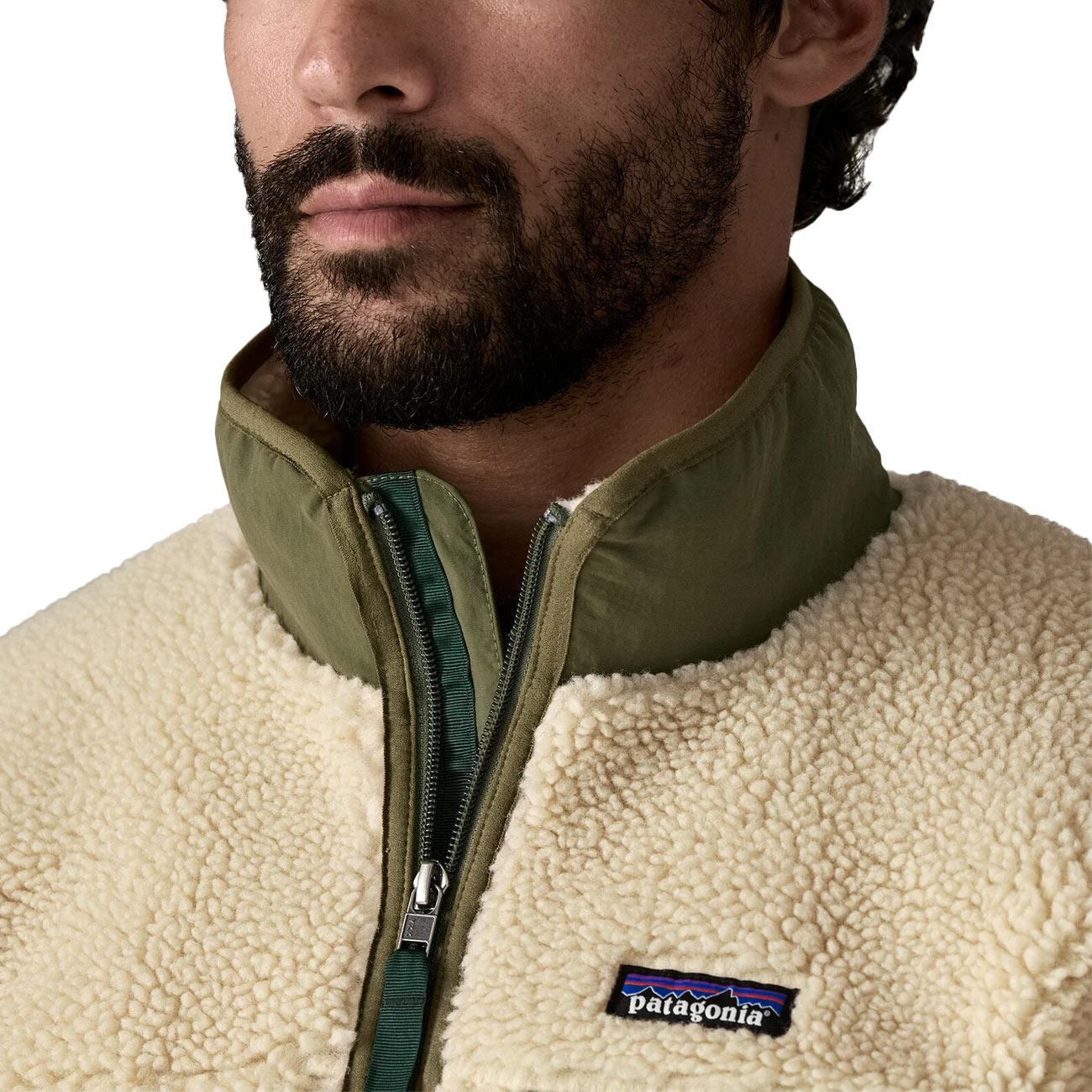 Giacca In Pile Retro-X® Classica 23057 DNBA/DARK NAT W/BASIN GREEN PATAGONIA 