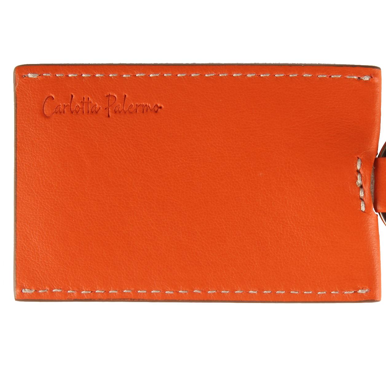 Portachiavi In Pelle Pet Arancio CPALERMO/PCG ARANCIO CARLOTTA PALERMO 