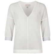 AKEP Blusa Light Jacquard Full Colo CMKD13235 ECRU 