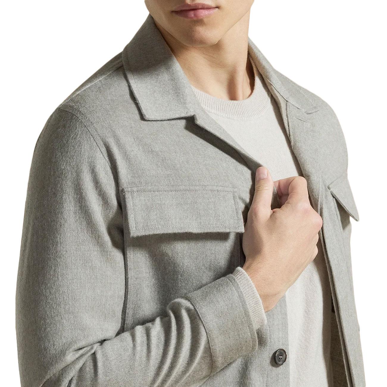 Bruges Overshirt BRUGES 1634 122 BEIGE CRUNA 