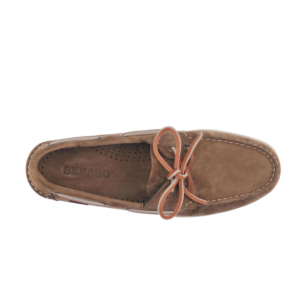 SCARPA STRINGATA BARCA DOCKSIDES SEBAGO 7000GA0 901/DK BROWN SEBAGO 