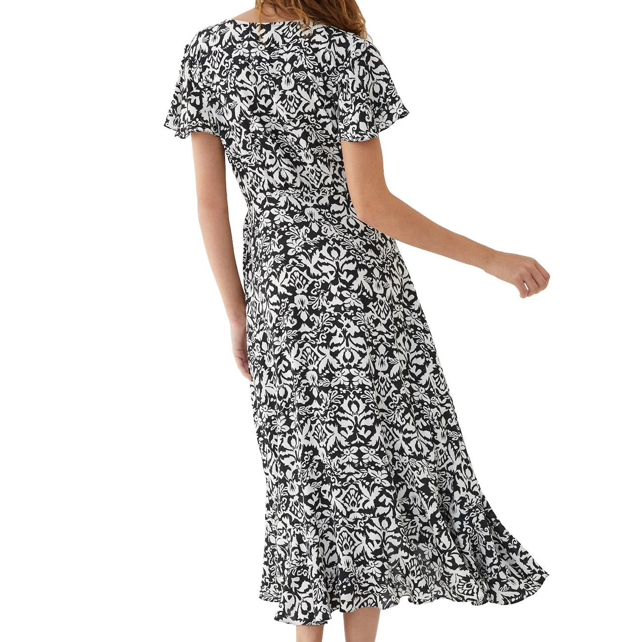 Abito Valuta Donna Dis. Chinè Nero Bianco VALUTA 2417221322200 001 DIS. CHINE NERO/BIANCO IBLUES 