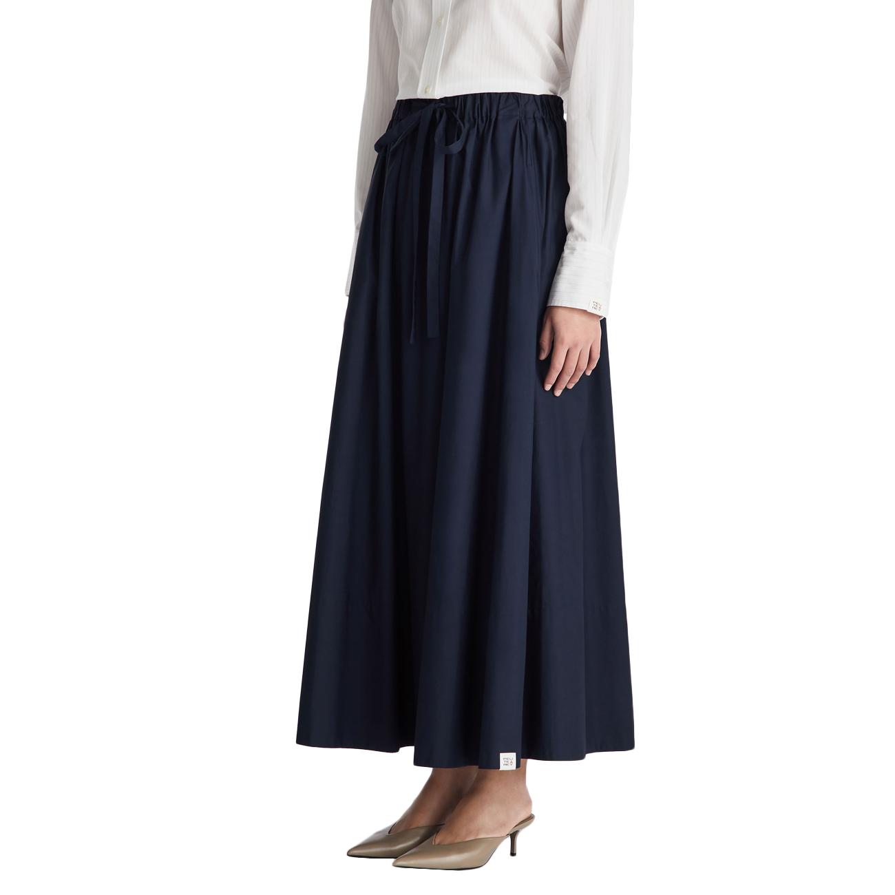 Maxi Gonna Madeline Co In Cotone PED5709 99012444 230 BLU PEUTEREY 