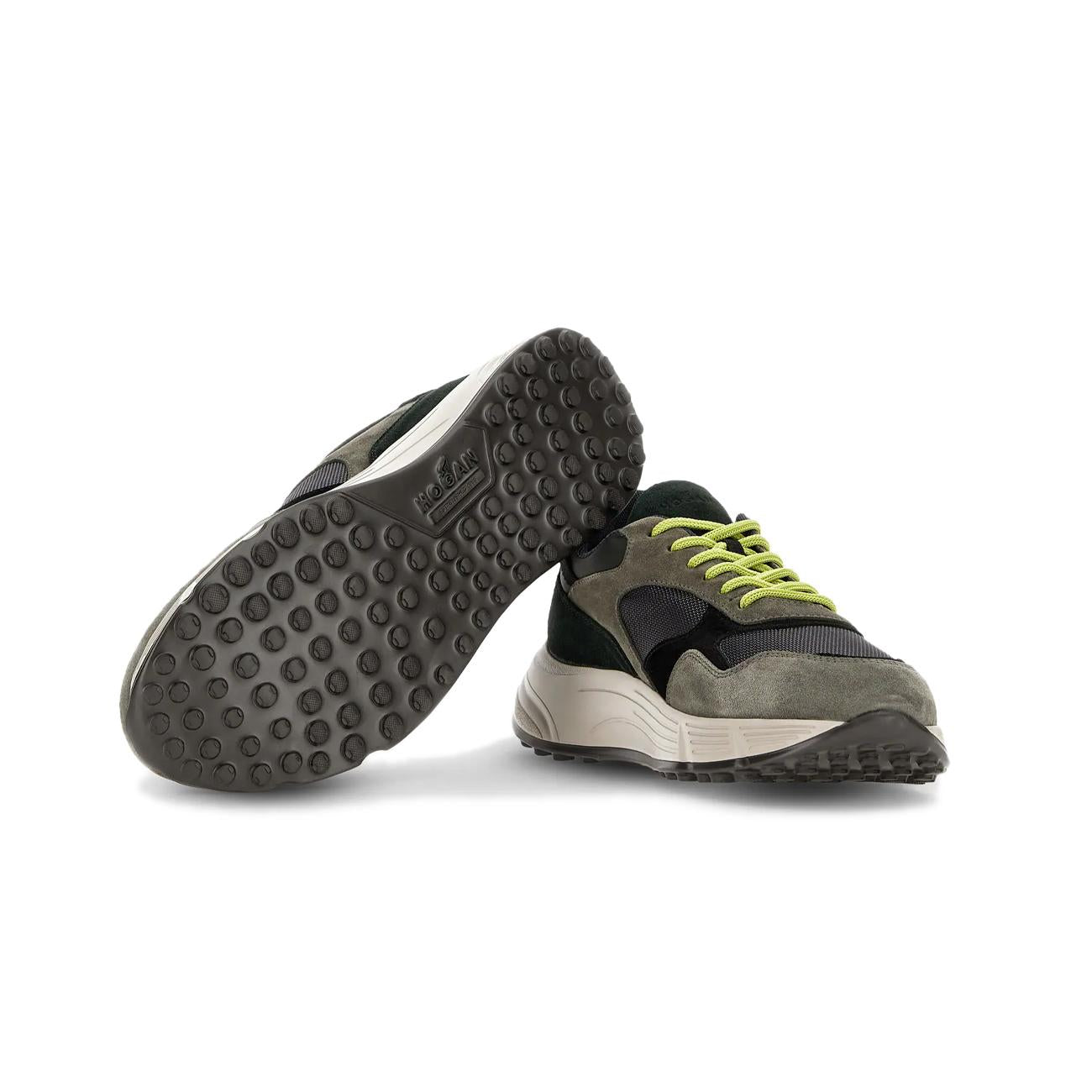 Sneakers Hyperlight Uomo Verde Grigio Nero HXM5630DM90MMH816Q VERDE GRIGIO NERO HOGAN 