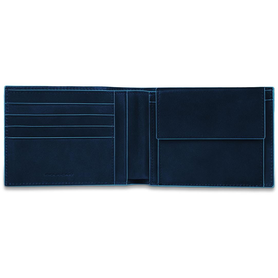 Portafoglio Con Portamonete Uomo Blu PU257B2R BLU2 PIQUADRO 