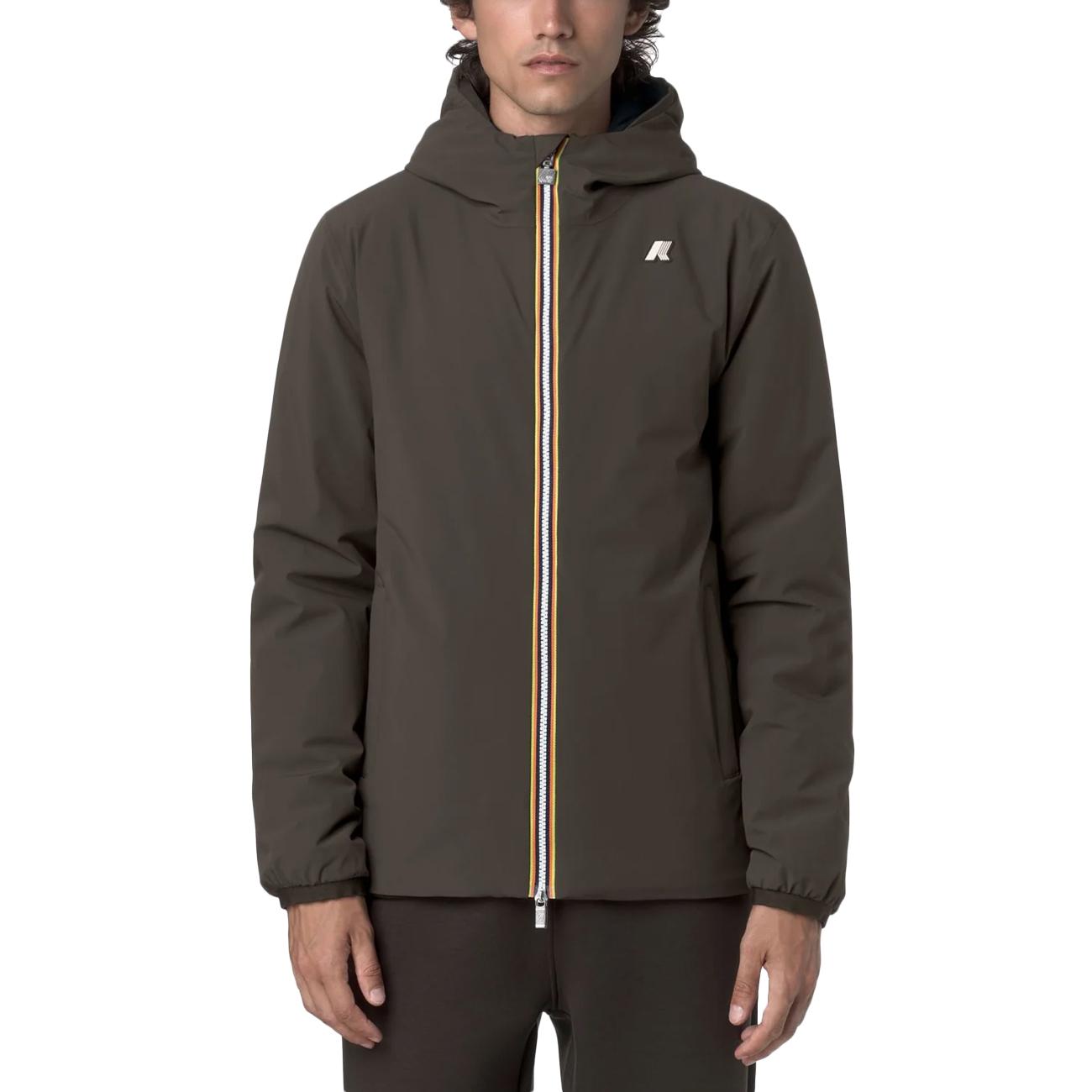 Jack ST Warm Reversible K6128VW B3A BLACK OLIVE K-WAY 