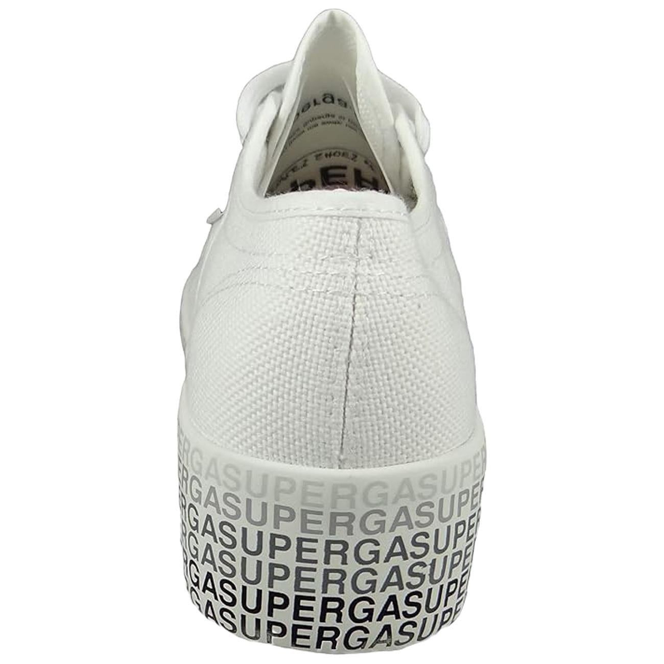 Sneaker Superga Mini-Lettering S111TPW A69.WHITEBLACK SUPERGA 