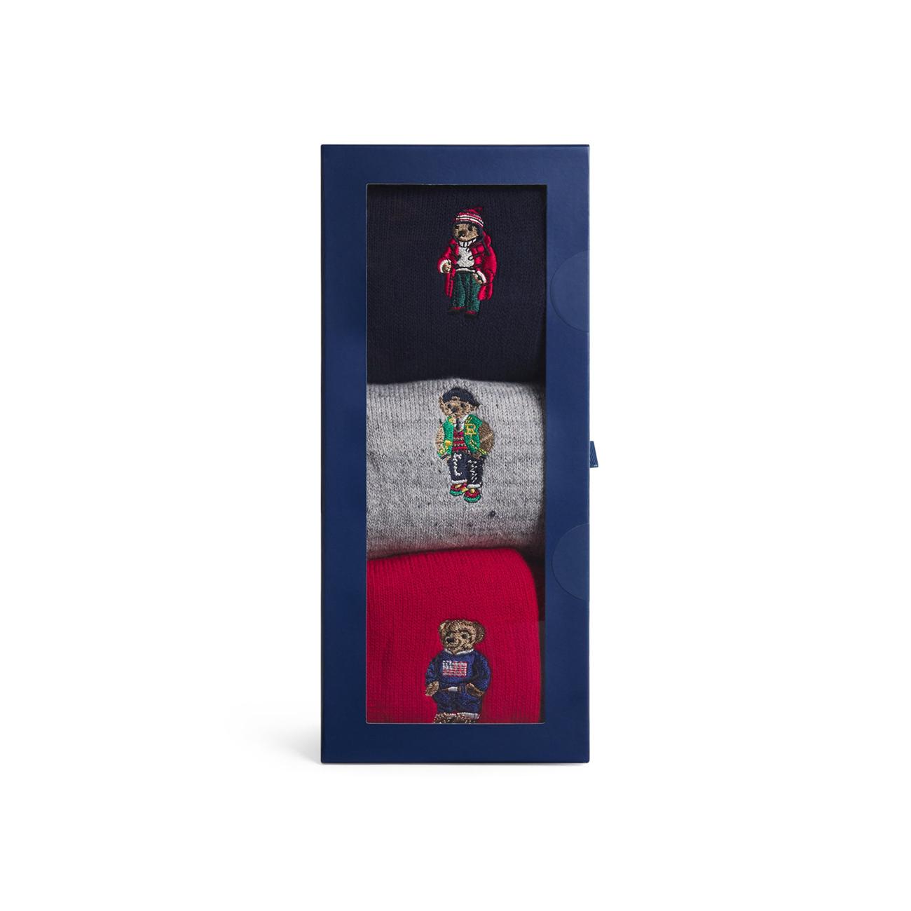 Gift Box 3Pack Calze Lunghe Unisex Assorted 449958862 001 ASSORTED POLO RALPH LAUREN 