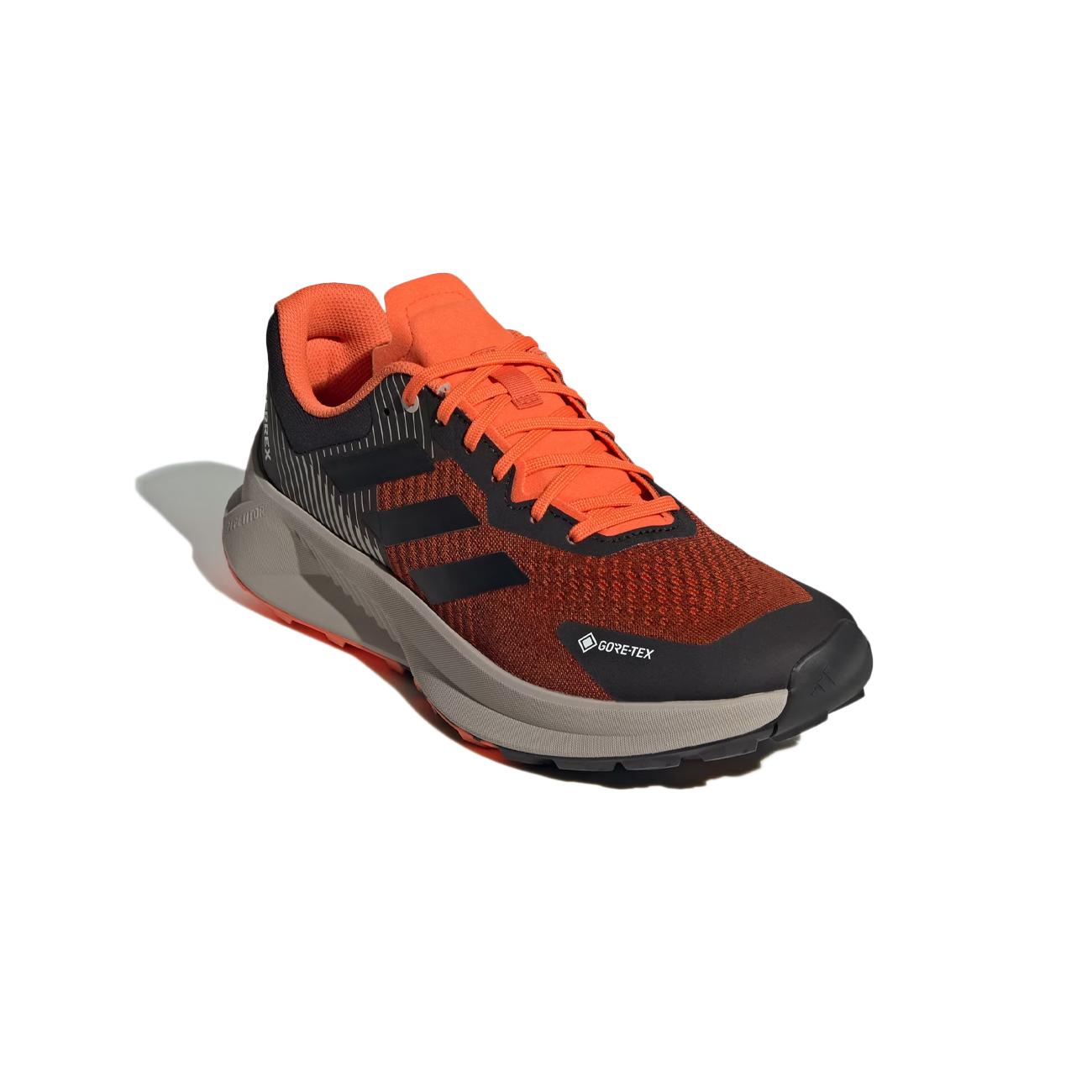 Sneakers Terrex Soulstride Flow Gtx Uomo Core Black Semi Impact Orange IF5007 CBLACK/CBLACK/SEIMOR ADIDAS 