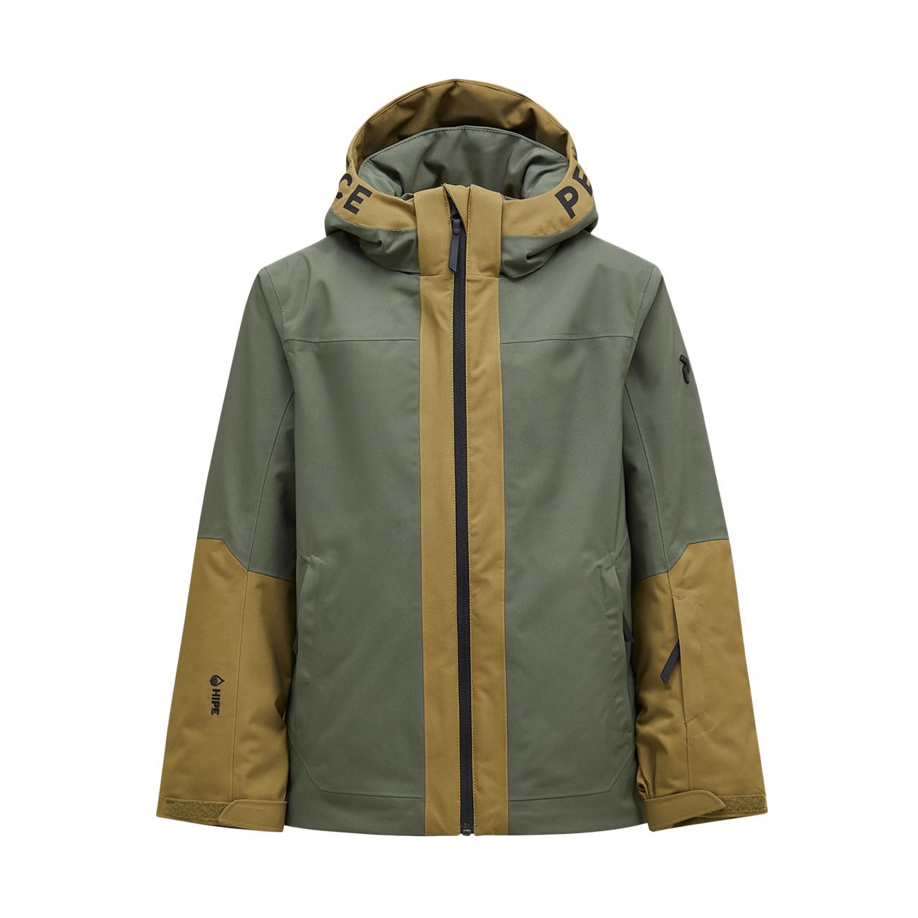 Giacca Rider Ski Bimba Pine Needle Snap Green G78025 150 PINE NEEDLE/SNAP GREEN PEAK PERFORMANCE 