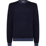 Pullover Round Vintage Uomo Navy Blue K42127 07 NAVY BLUE SUN68 