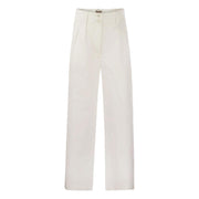 Pantalone In Popeline Di Puro Cotone Donna Light Oak CFWWTR0174FRUT3027 8867 LIGHT OAK WOOLRICH 