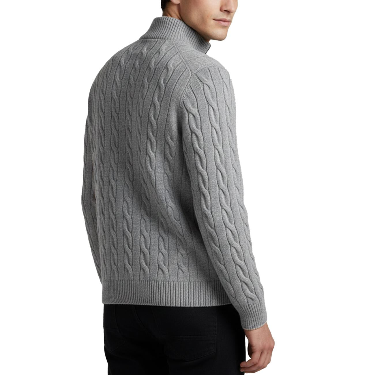 Maglia Full Zip 23161/19672 523 AZZURRO LA FILERIA 