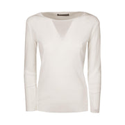 T-Shirt Tulle Donna Bianco 57812 1BIAN-BIANCO D.EXTERIOR 