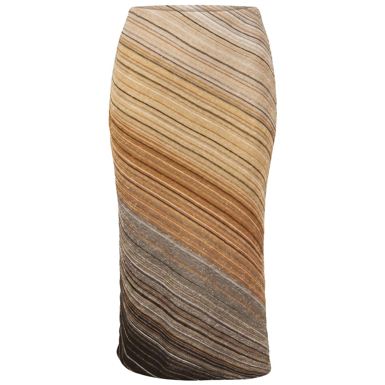 AKEP Gonna Lurex Degrade' GOKD13295 MARRONE 