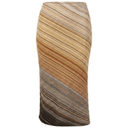AKEP Gonna Lurex Degrade' GOKD13295 MARRONE 