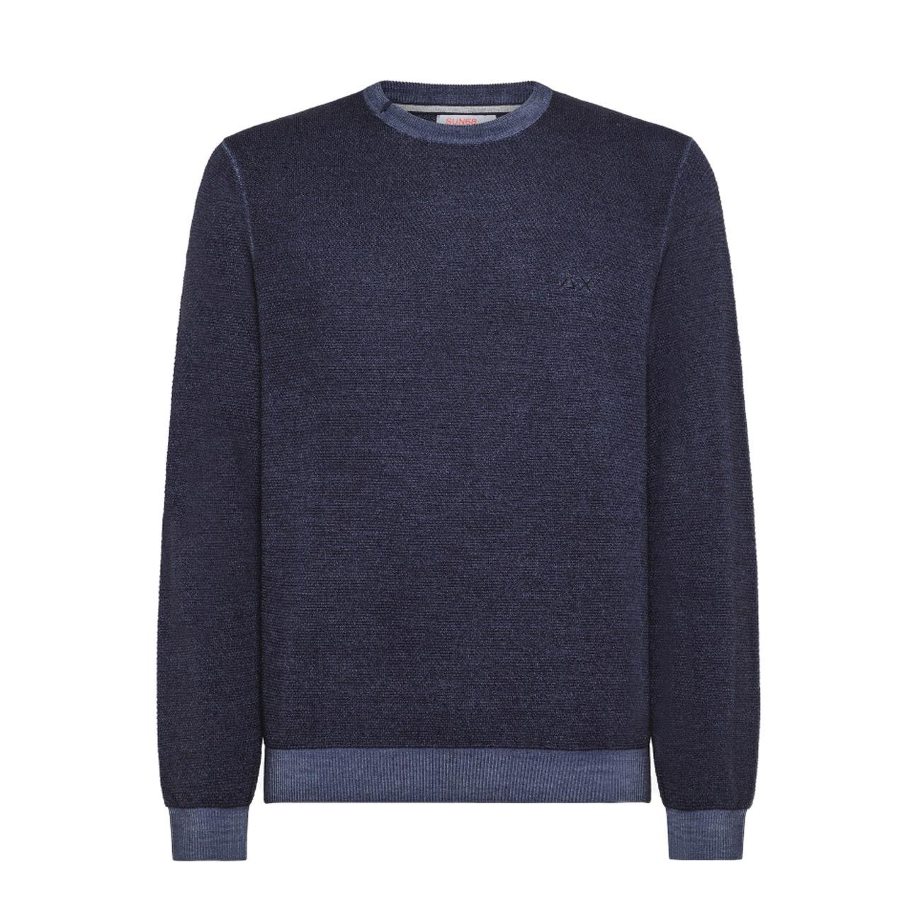 Maglia Round Vintage Uomo Navy K43128 07 BLU NAVY SUN68 