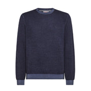 Maglia Round Vintage Uomo Navy K43128 07 BLU NAVY SUN68 