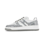 Sneakers H630 Glitter Donna Bianco Argento GYW6300EU50SE90351 BIANCO/ARGENTO HOGAN 