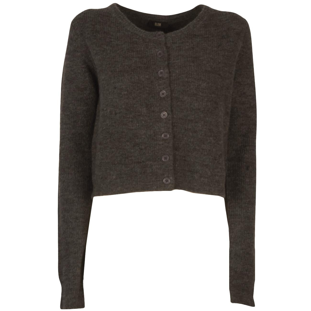 Mini Cardigan FWEM06009 GRIGIO SCURO ELEH 