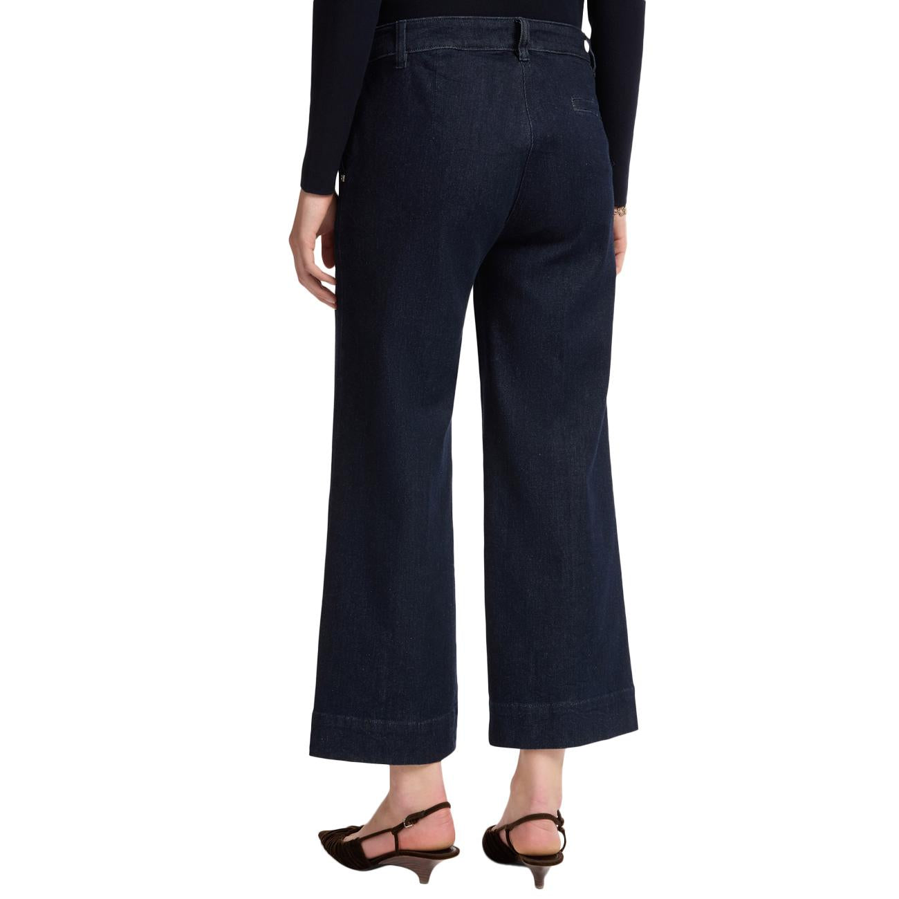 Jeans Tailoring Cropped P504P000335N 0D4 DARK BLUE ELENA MIRO' 
